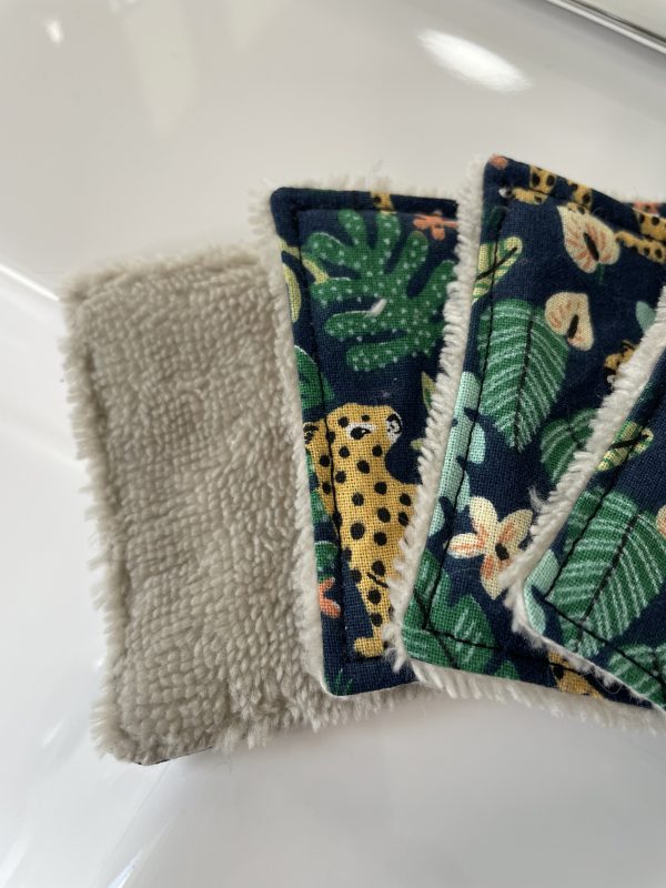 Carrés Démaquillants Panthère – Zéro Déchet & Tout Doux ! 🌿✨ – Image 3